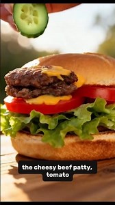 Classic American Cheeseburger Lunch Realistic Homemade Cooking Guide