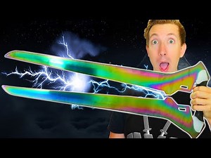 VIDEO GAME SWORDS in REAL LIFE 🔪 5 Gadgets vs Fruit Ninja (Halo, Metal Gear, Devil May Cry)