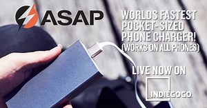 asap Dash: World's Fastest Pocket-sized Powerbank by Chargeasap - Indiegogo