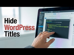 How to hide page title or post title in a wordpress website