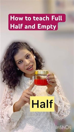 How to Teach Full Half Empty #maths #ytshorts #shortvideo #kids