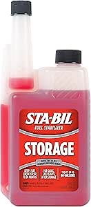STA-BIL Storage Fuel Stabilizer | Keeps Fuel Fresh for 24 Months, Prevents Corrosion, Gasoline Treatment Additive that Protects System, Gas Stabilizer for Storage, 32 oz. (6 Pack)