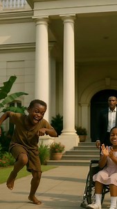 A millionaire finds a homeless boy dancing for his paralyzed daughter… what happens next will shock you! A wealthy businessman is stunned to see a homeless boy dancing with his paralyzed daughter. Barefoot and hungry, the boy had slipped through the gates of a luxurious mansion and saw the millionaire’s daughter sitting silently, her face shadowed by sadness. Then he did something no one expected — he began to dance. Not for money, not for food, but simply to make her smile. What happened next w