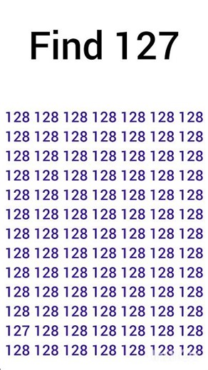 Don’t Blink! Find the Hidden Number 🧠