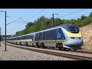 Full Speed Eurostar Class 373s at Hollingbourne HS1 | 16/6/2023
