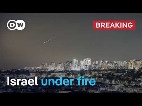Iran fires missiles at Israel in response to IDF Beirut attacks | DW News