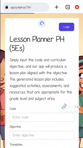 AI Lesson Planning App for Teachers