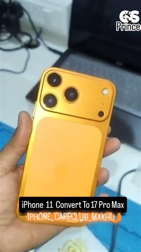 iPhone 11 Convert to 17 Pro Max #iphone #repairing #iphoneupdates #freefire