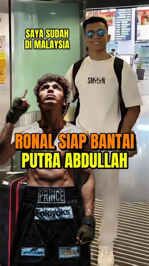 SAYA SUDAH MALAYSIA, SIAP BANTAI‼️ #ronalsiahaan #putraabdullah #byoncombat #kickstriking #boxing