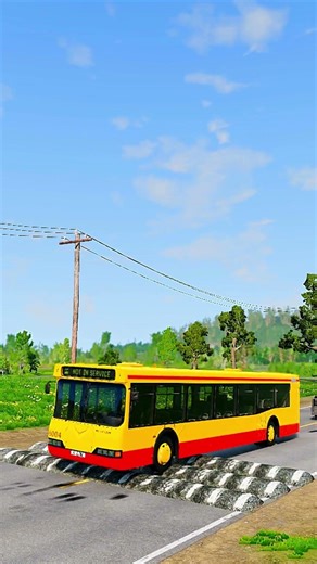 Cars & Buses and Mixer Truck vs Speed Bump #5