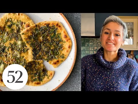 Chetna Makes Green Chile Naan | At Home With Us