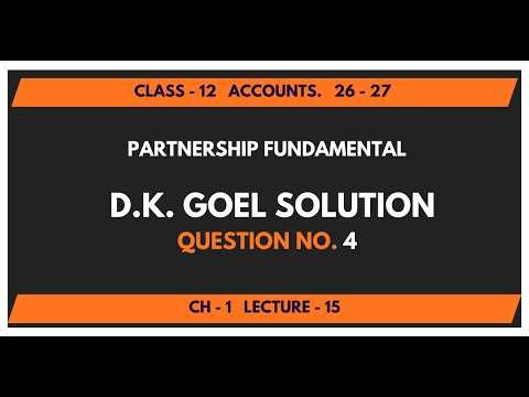 Class 12 Accountancy | Question No 4 | Interest on Capital | Board Exam Important