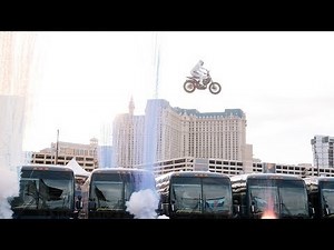 Travis Pastrana Jumps 16 Greyhound Buses: EVEL LIVE