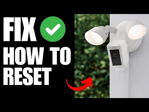 How To Reset Ring Floodlight Cam Camera - Step by Step