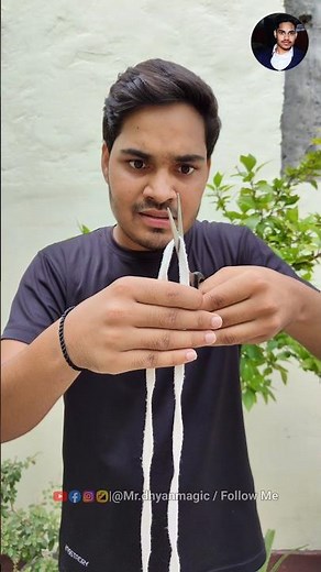 Rope and Cutting Magic Trick Tutorial 😱🤯 #shorts