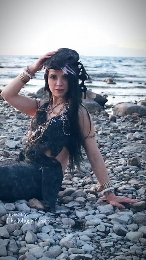 Artistic Selkie Seal Woman Interpretation from Celtic and Norse Mythology