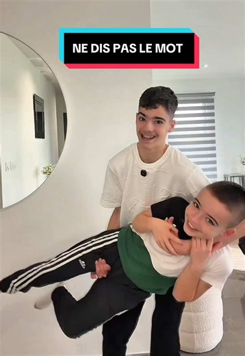 Jeu de mots: ne dis pas le mot avec mon frère
