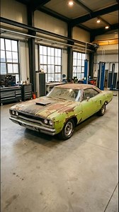 1970 Plymouth Road Runner Restoration. 💚💨 #plymouthroadrunner #mopar #classiccarrestoration #v8sound | Muscle Resurrection