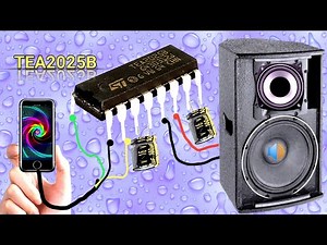 How do you know tea2025b amplifier circuit