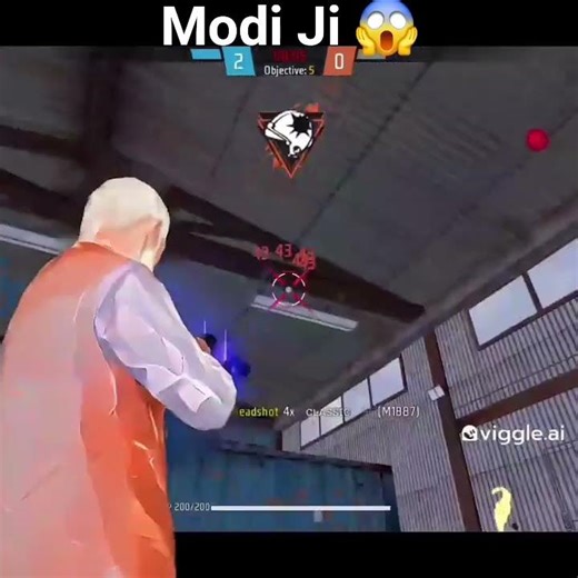 Modi Ji on Fire 😱🔥#shorts​ #freefire