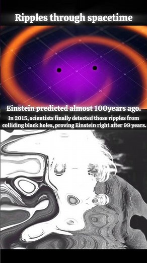 Einstein predicted it 99 years before we could hear it. #spaceshorts #einstein #gravitationalwaves