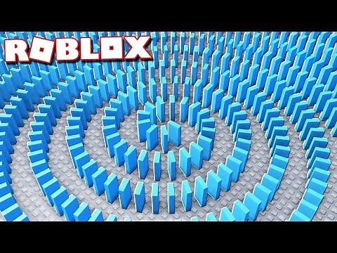 50,000 DOMINO CHAIN REACTION IN ROBLOX! (Domino Simulator)