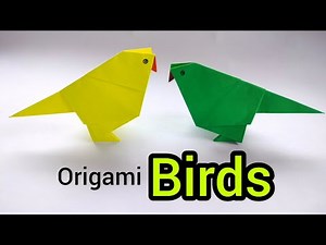 Origami bird easy || how to make paper bird || Origami bird step by step || Origami bird