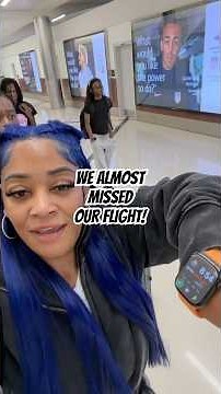 We almost missed our flight ✈️😮‍💨😂