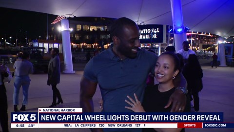 Capital Wheel at National Harbor unveils new lighting