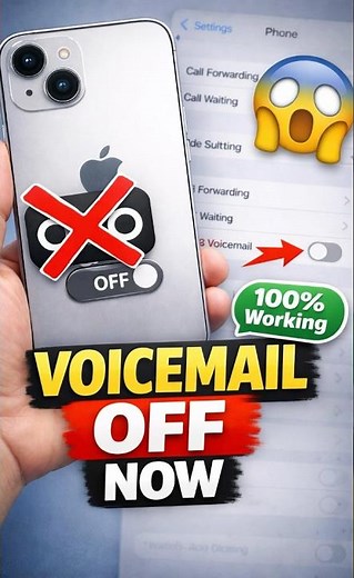 Turn Off iPhone Voicemail in 10 Seconds! 😱