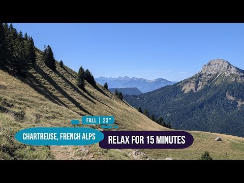 Sit Here With Me And Relax For 15 Minutes In Chartreuse, French Alps
