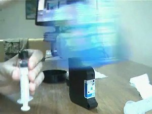 How to refill HP 45 cartridge