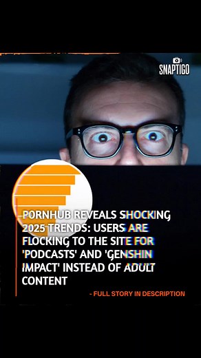 NewsTigo on Instagram: "Pornhub year in review reveals shocking top searches for 2025 and some may surprise you Pornhub has released its annual "Year in Review" for 2025, and the data reveals a bizarre new trend: users are increasingly visiting the site for non-sexual content. The report highlights a massive surge in "Safe For Work" (SFW) categories, with **"Podcasts"** seeing a staggering **327% growth**, making it the fastest-growing category on the entire platform. **Other Shocking 2025 Stats