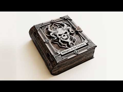 Gothic Book Box Laser Cut Dark Fantasy Wooden Storage Box Grimoire Style Digital Download |#U707|