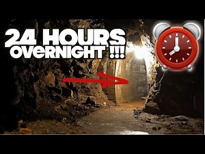 STAYING OVERNIGHT IN A HAUNTED CAVE! SCARY 24 HOUR OVERNIGHT CHALLENGE | OmarGoshTV