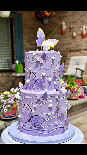 Beautiful Purple Butterfly Cake Ideas for Birthday Celebrations