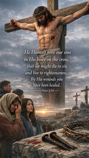 By His wounds we are healed🙏 #jesusheals #jesusistheway #amen #bibleverse #dailyscripture #godisgood