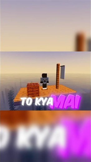 I Trapped on a raft in Minecraft...#minecraft