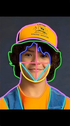 how to draw Dustin from stranger things 🌎❤️ #viralvideo #shorts #dustin