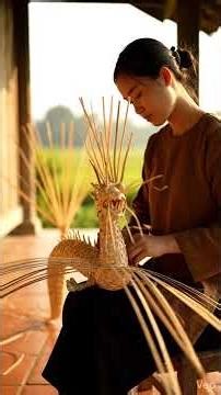 The hidden secret behind a mesmerizing bamboo dragon! 🐉