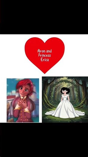 Aron and Princess Erica (The Little Merman).