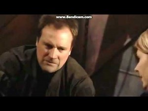 Amanda Tapping breaks leg, shoe and sock off