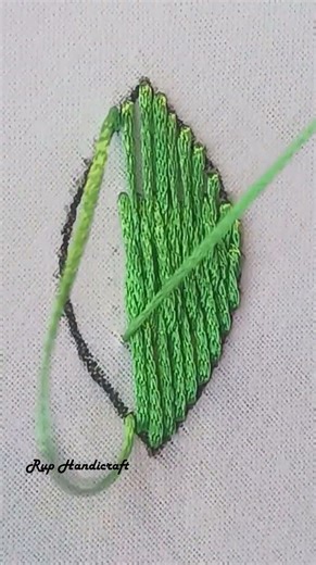 ❤️‍🔥 Super cute Romanian Stitch Leafr embroidery design! shorts trending cute viral #embroidery art