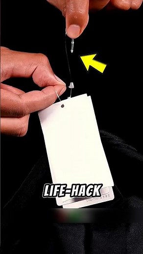 The Secret Way to Remove Clothing Tags 😳 Life Hack!
