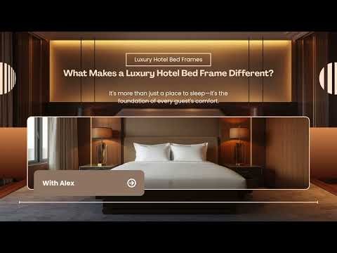 Key Features of Luxury Hotel Bed Frames | Why Hotels Choose Platform Bed Frames 🛏️