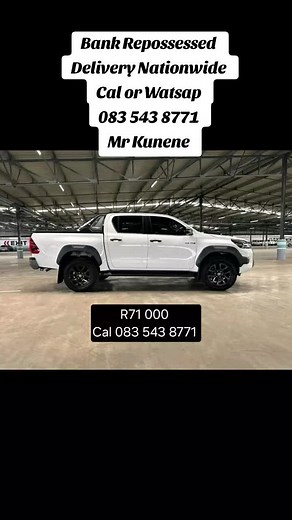 Explore Bank Repossessed Cars for Sale in South Africa