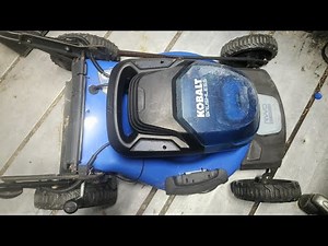 KOBALT Electric Mower will not turn on