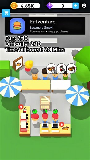 Fun food stand idle game! (offline) #bestofflinegames #bestfreetoplaygames