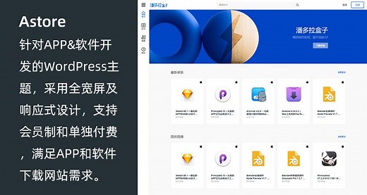 WordPress 软件应用商店主题 Astore – WordPress大学