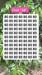 Find :"08" #brainteaser #search #find | Basic Math